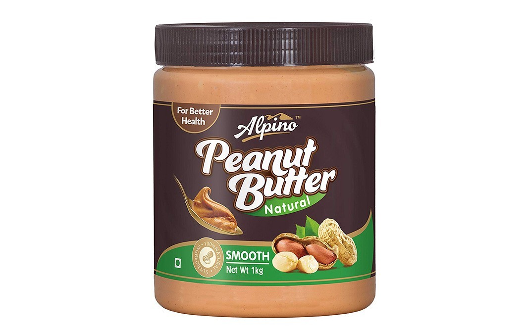 Alpino Peanut Butter Natural Smooth   Jar  1 kilogram